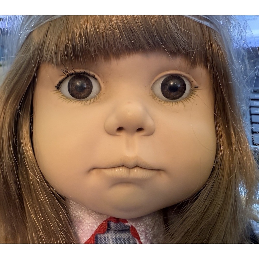 Rare Vintage Geli Doll with Original Outfit Brown Eyes and Hair 18" From Mexico - Picture 7 of 16